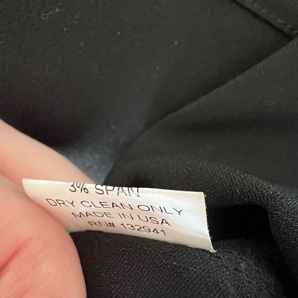 Amanda Uprichard black v neck mini dress size P - Picture 12 of 12